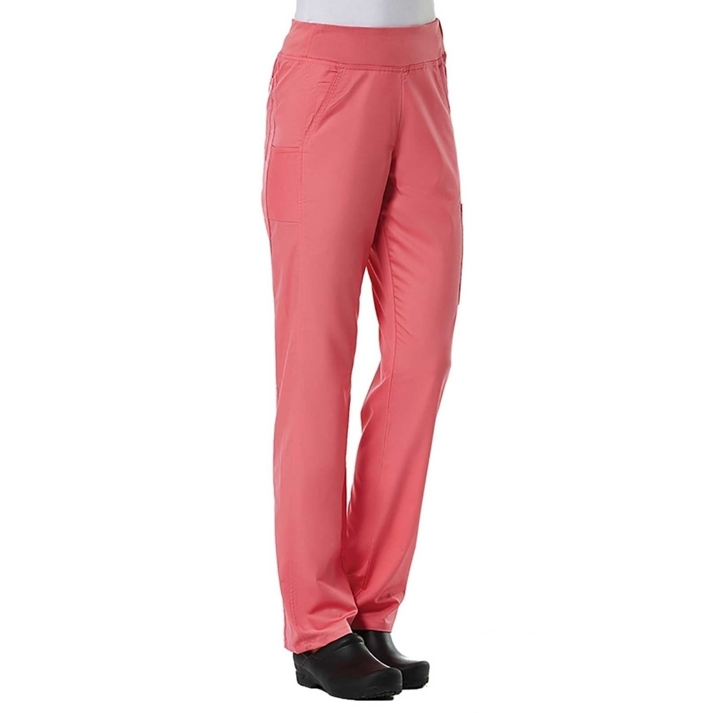 Sz Medium EON - Women's PURE Yoga 7 Pocket Scrub Pant Strawberry Pink